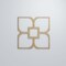 Ekena Millwork Large Olivia Decorative Fretwork Wood Wall Panels, Hickory, 23 3/8"W x 23 3/8"H x 3/8"T WALW24X24X0375OLVHI - alternate 6